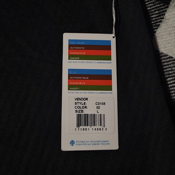 L | AUR Golf | Short Sleeved Polo Shirt - Picture 4 of 10